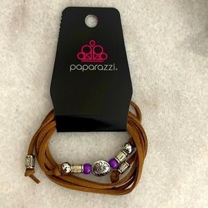 Paparazzi bracelet brown silver tone jewelry
